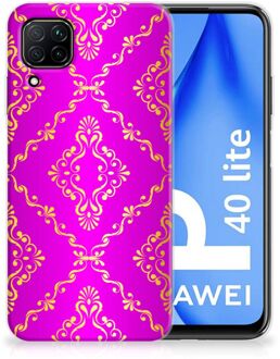 B2Ctelecom GSM Hoesje Huawei P40 Lite Beschermhoesje Barok Roze