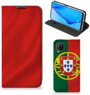 B2Ctelecom GSM Hoesje Huawei P40 Lite Bookcase Portugese Vlag