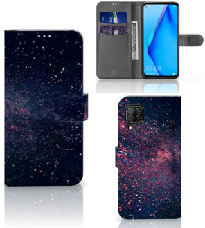 B2Ctelecom GSM Hoesje Huawei P40 Lite Flip Cover Stars