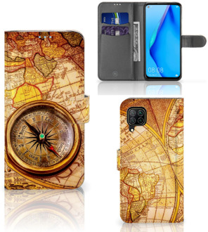 B2Ctelecom GSM Hoesje Huawei P40 Lite Magnet Case Kompas