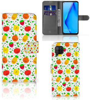 B2Ctelecom GSM Hoesje Huawei P40 Lite Telefoonhoesje met foto Fruits