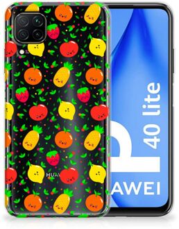 B2Ctelecom GSM Hoesje Huawei P40 Lite TPU Bumper Doorzichtig Fruits