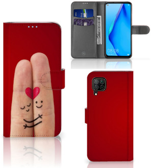 B2Ctelecom GSM Hoesje Huawei P40 Lite Wallet Case Cadeau voor Vrouw Liefde