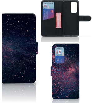 B2Ctelecom GSM Hoesje Huawei P40 Pro Flip Cover Stars