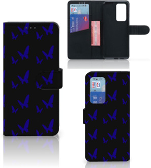 B2Ctelecom GSM Hoesje Huawei P40 Pro Flipcase Vlinder Patroon