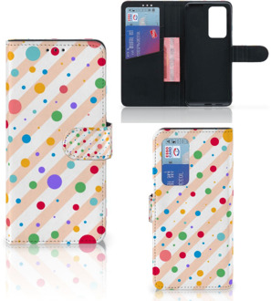 B2Ctelecom GSM Hoesje Huawei P40 Pro Leuk Hoesje Dots