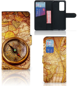 B2Ctelecom GSM Hoesje Huawei P40 Pro Magnet Case Kompas