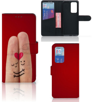 B2Ctelecom GSM Hoesje Huawei P40 Pro Wallet Case Cadeau voor Vrouw Liefde