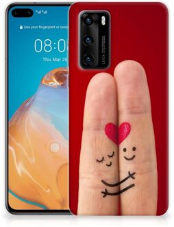 B2Ctelecom GSM Hoesje Huawei P40 TPU Bumper Super als Valentijnscadeau Liefde