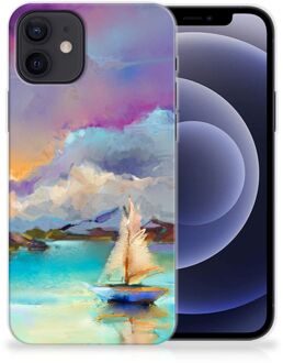 B2Ctelecom GSM Hoesje iPhone 12 | 12 Pro (6.1") Back Case TPU Siliconen Hoesje Boot