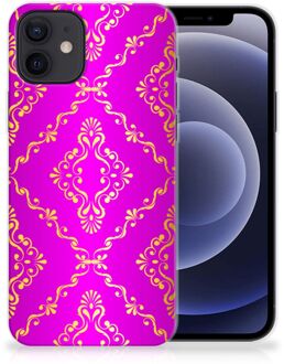 B2Ctelecom GSM Hoesje iPhone 12 | 12 Pro (6.1") Beschermhoesje Barok Roze