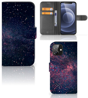 B2Ctelecom GSM Hoesje iPhone 12 | 12 Pro (6.1") Flip Cover Stars