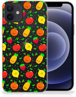 B2Ctelecom GSM Hoesje iPhone 12 | 12 Pro (6.1") TPU Bumper Doorzichtig Fruits