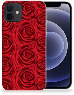 B2Ctelecom GSM Hoesje iPhone 12 | 12 Pro (6.1") TPU Bumper Red Roses