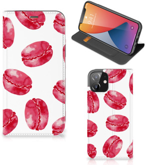 B2Ctelecom GSM Hoesje iPhone 12 | iPhone 12 Pro Fotohoesje ontwerpen Pink Macarons