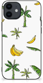 B2Ctelecom GSM Hoesje iPhone 12 Pro | 12 (6.1") Mobiel TPU Hardcase met Zwarte rand Banana Tree