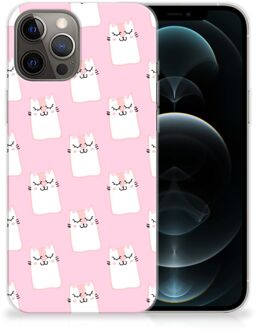 B2Ctelecom GSM Hoesje iPhone 12 Pro Max Beschermhoesje Sleeping Cats