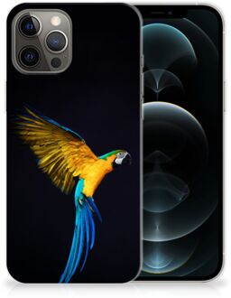 B2Ctelecom GSM Hoesje iPhone 12 Pro Max Bumper Hoesje Papegaai