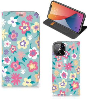 B2Ctelecom GSM Hoesje iPhone 12 Pro Max Fotohoesje ontwerpen Flower Power