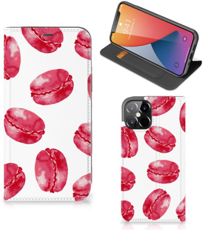 B2Ctelecom GSM Hoesje iPhone 12 Pro Max Fotohoesje ontwerpen Pink Macarons