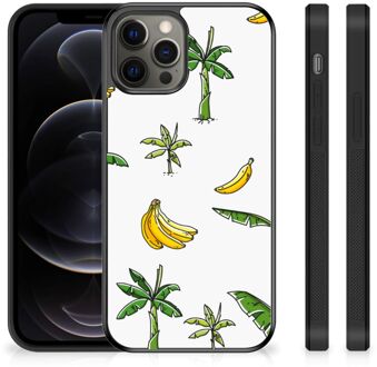 B2Ctelecom GSM Hoesje iPhone 12 Pro Max Mobiel TPU Hardcase met Zwarte rand Banana Tree