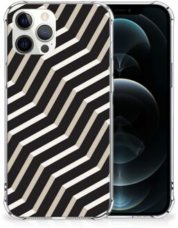 B2Ctelecom GSM Hoesje iPhone 12 Pro Max Siliconen Back Cover met transparante rand Illusion