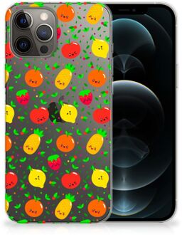 B2Ctelecom GSM Hoesje iPhone 12 Pro Max TPU Bumper Doorzichtig Fruits