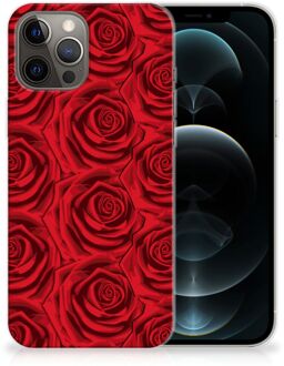 B2Ctelecom GSM Hoesje iPhone 12 Pro Max TPU Bumper Red Roses