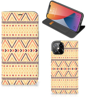 B2Ctelecom GSM Hoesje iPhone 12 Pro Max Wallet Bookcase Aztec Yellow