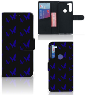 B2Ctelecom GSM Hoesje Motorola G8 Power Flipcase Vlinder Patroon