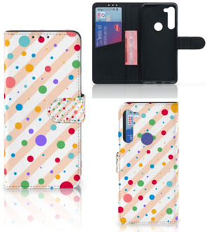 B2Ctelecom GSM Hoesje Motorola G8 Power Leuk Hoesje Dots