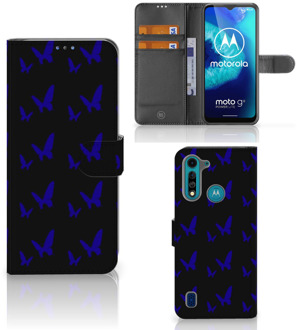 B2Ctelecom GSM Hoesje Motorola G8 Power Lite Flipcase Vlinder Patroon