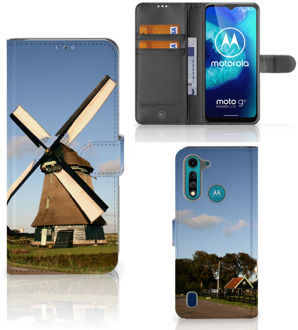 B2Ctelecom GSM Hoesje Motorola G8 Power Lite Mobiel Bookcase Molen