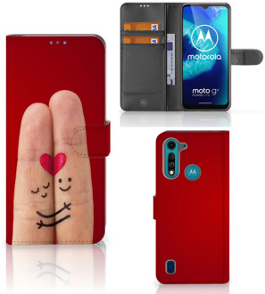 B2Ctelecom GSM Hoesje Motorola G8 Power Lite Wallet Book Case Cadeau voor Vrouw Liefde