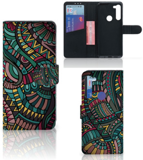 B2Ctelecom GSM Hoesje Motorola G8 Power Telefoontasje Aztec