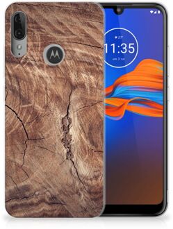 B2Ctelecom GSM Hoesje Motorola Moto E6 Plus Bumper Hoesje Tree Trunk