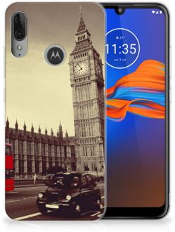 B2Ctelecom GSM Hoesje Motorola Moto E6 Plus Siliconen Back Cover Londen