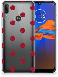 B2Ctelecom GSM Hoesje Motorola Moto E6 Plus Siliconen Case Cherries