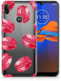 B2Ctelecom GSM Hoesje Motorola Moto E6 Plus Siliconen Case Pink Macarons