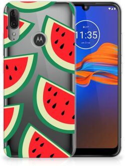 B2Ctelecom GSM Hoesje Motorola Moto E6 Plus Siliconen Case Watermelons