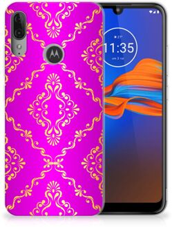 B2Ctelecom GSM Hoesje Motorola Moto E6 Plus Siliconen Hoesje Barok Roze