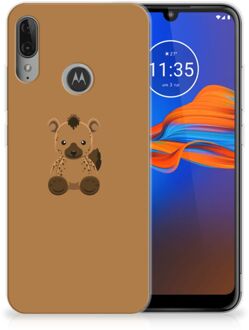 B2Ctelecom GSM Hoesje Motorola Moto E6 Plus Telefoonhoesje met Naam Baby Hyena