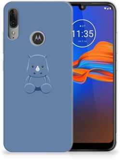 B2Ctelecom GSM Hoesje Motorola Moto E6 Plus Telefoonhoesje met Naam Baby Rhino