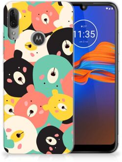 B2Ctelecom GSM Hoesje Motorola Moto E6 Plus Telefoonhoesje met Naam Bears