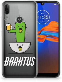 B2Ctelecom GSM Hoesje Motorola Moto E6 Plus Telefoonhoesje met Naam Braktus