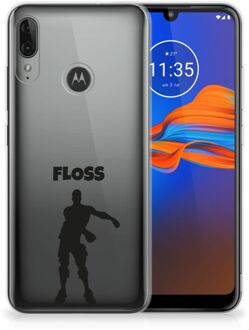 B2Ctelecom GSM Hoesje Motorola Moto E6 Plus Telefoonhoesje met Naam Floss