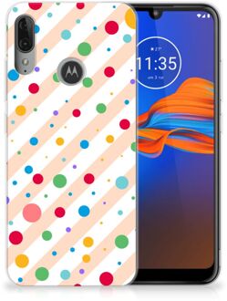 B2Ctelecom GSM Hoesje Motorola Moto E6 Plus TPU bumper Dots