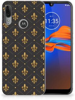 B2Ctelecom GSM Hoesje Motorola Moto E6 Plus TPU bumper Franse Lelie