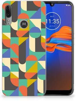 B2Ctelecom GSM Hoesje Motorola Moto E6 Plus TPU bumper Funky Retro