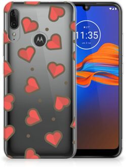 B2Ctelecom GSM Hoesje Motorola Moto E6 Plus TPU bumper Hearts